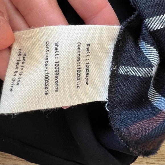 L’AGENCE Denice Contrast Back Shirt S - Picture 11 of 11